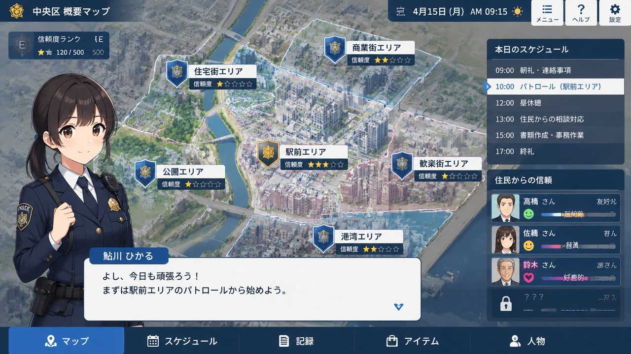 极道无赖EX 女警鮎川光 剧情互动 画面 3